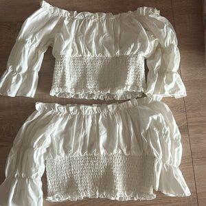 Renaissance/Pirate Style Costume Crop Tops